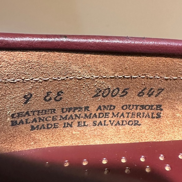 G.H. Bass Men's Larson Weejuns Leather Wine Penny Loafer 9 EE - $175 - Picture 7 of 9